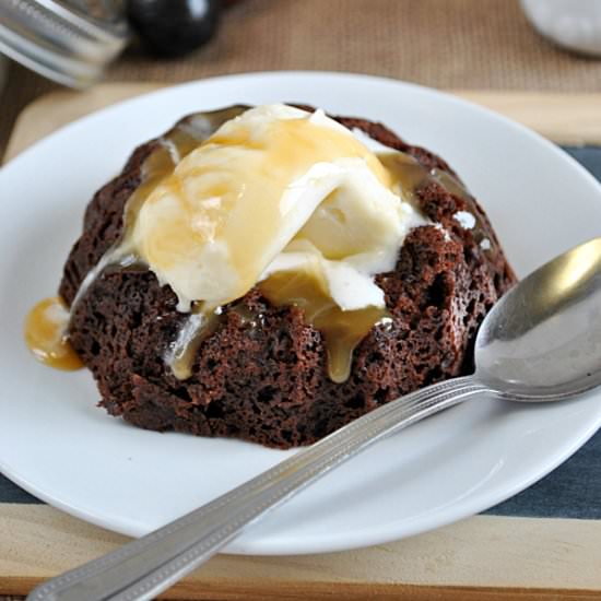 Salted Caramel Lava Cake