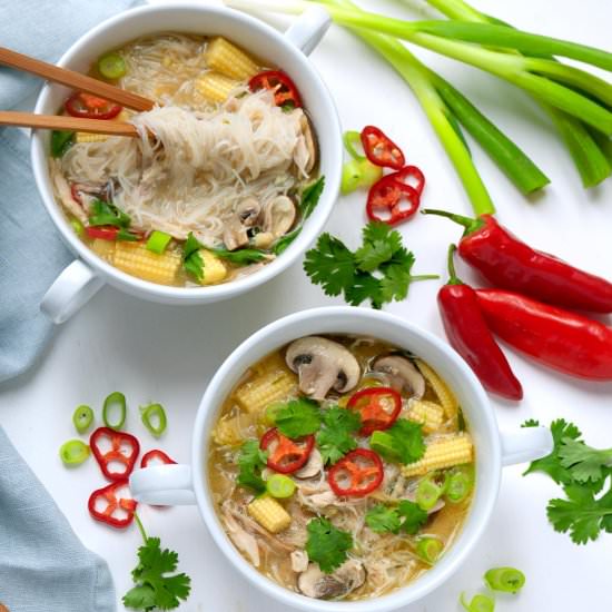Thai Chicken Noodle Soup