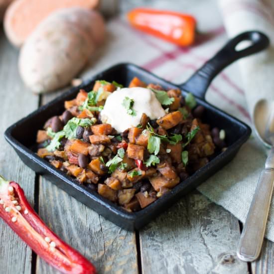 Southwestern Sweet Potato Hash