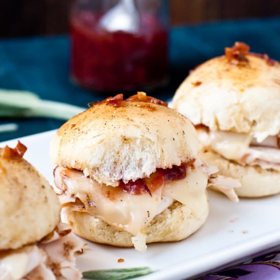Baked Turkey & Cranberry Sliders