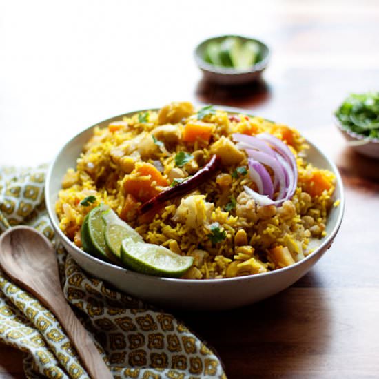 Biryani Autumn Vegetable Rice