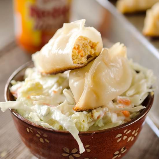 Buffalo Chicken Potstickers