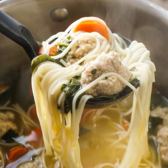 Turkey Meatball Soup