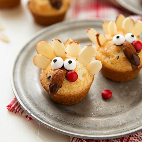 Turkey Decorated Muffins