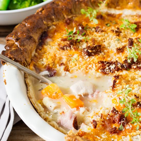Chicken and Ham Pie