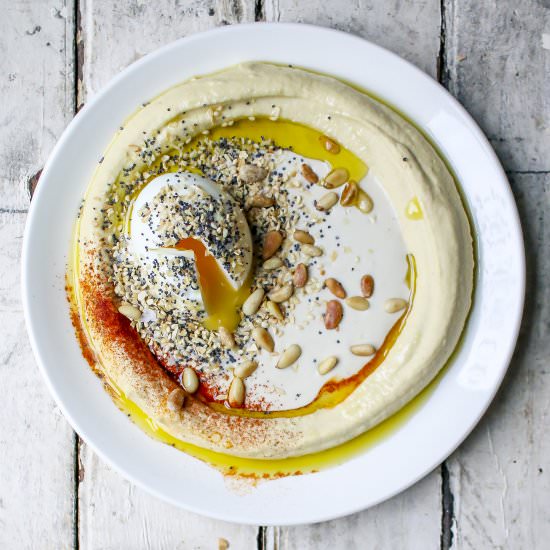 Hummus w/ Soft Boil Egg