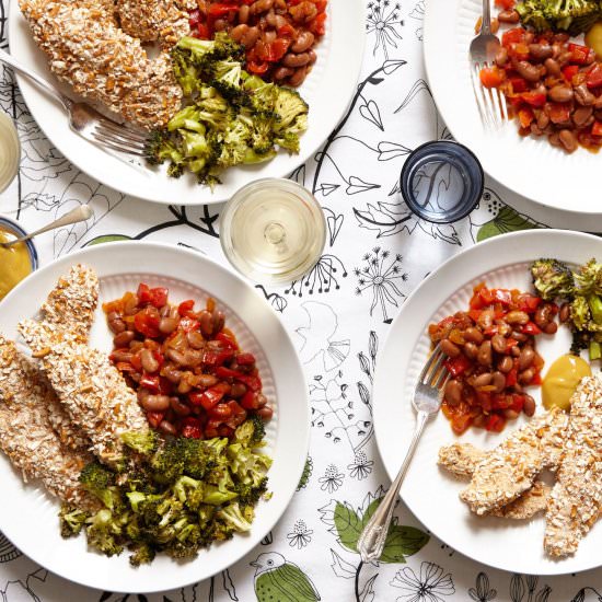Pretzel Crusted Chicken