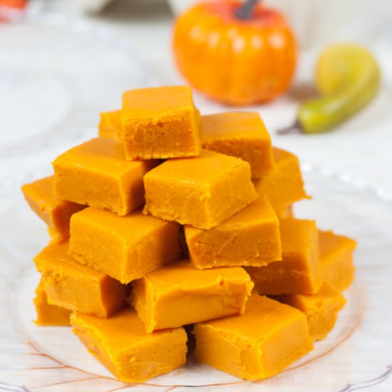 Pumpkin Spice Fudge