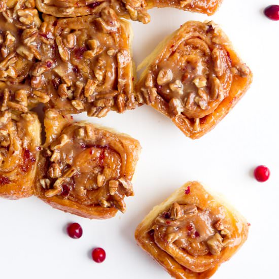 Cranberry Pecan Sticky Buns