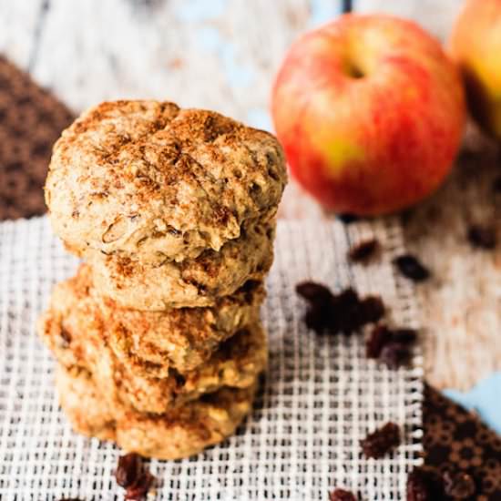 Apple Oatmeal Breakfast Cookies