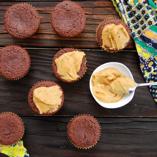 Flourless Chocolate Cupcakes