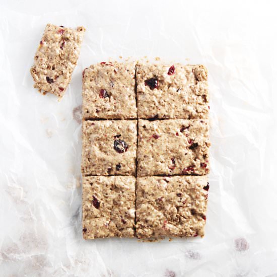Cranberry Oat Breakfast Bars