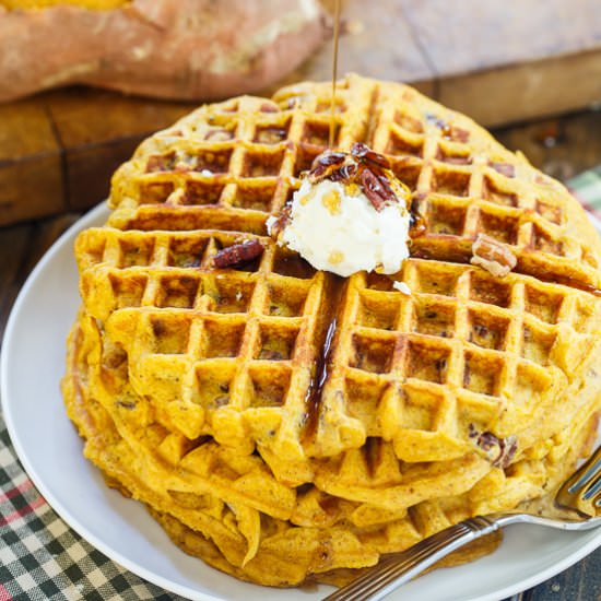 Sweet Potato Waffles