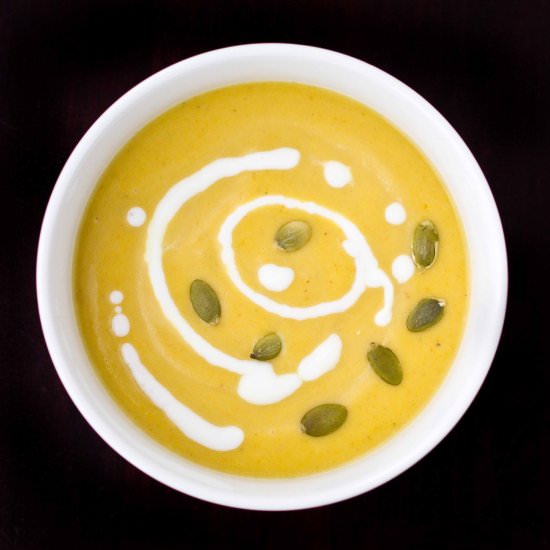 Coconut Curry Butternut Squash Soup