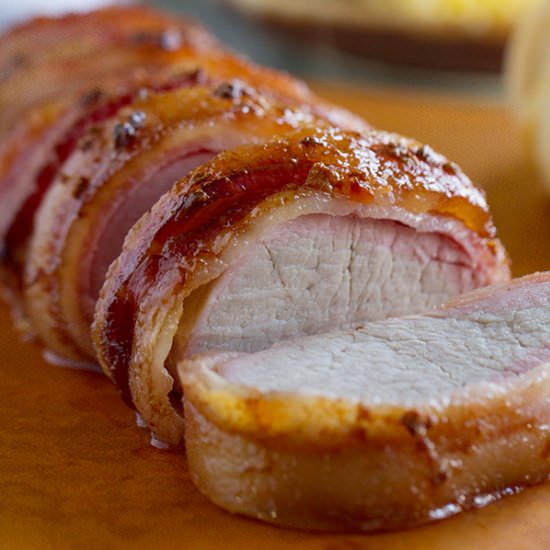 Bacon Wrapped Pork Tenderloin