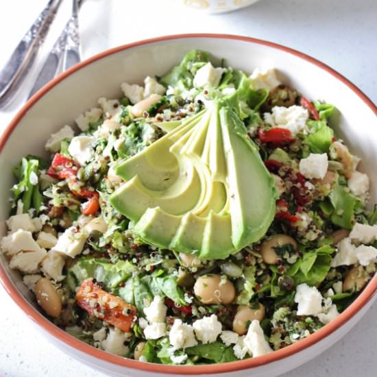 Chimichurri Quinoa Salad {gf, v}