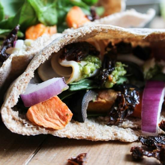 Turkey Pesto Pitas
