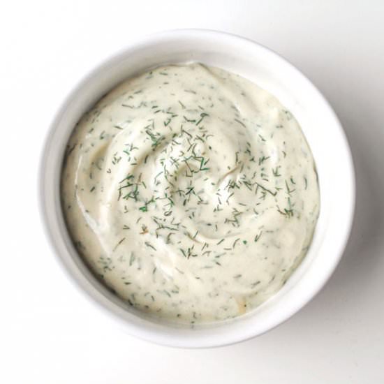 5 Minute Dill Dijon Dipping Sauce