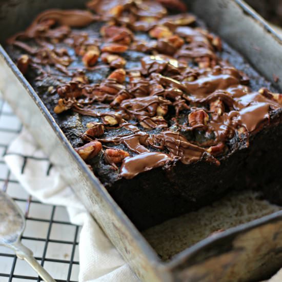 Brownie Batter Dark Chocolate Bread