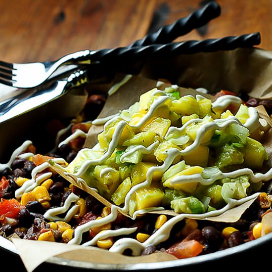 Vegan Southwest Beans with Mango