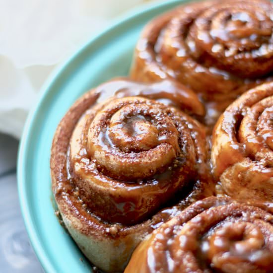Whole Wheat Cinnamon Rolls