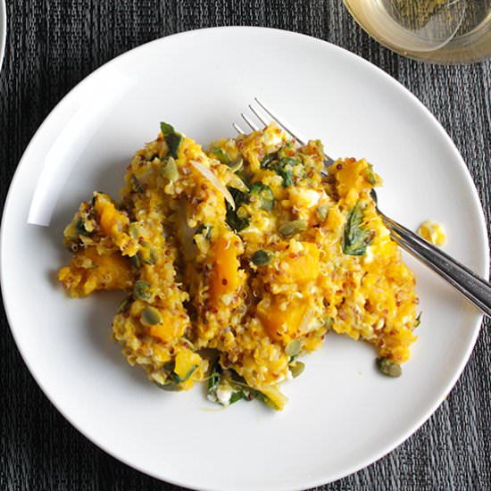 Butternut Squash & Quinoa Casserole