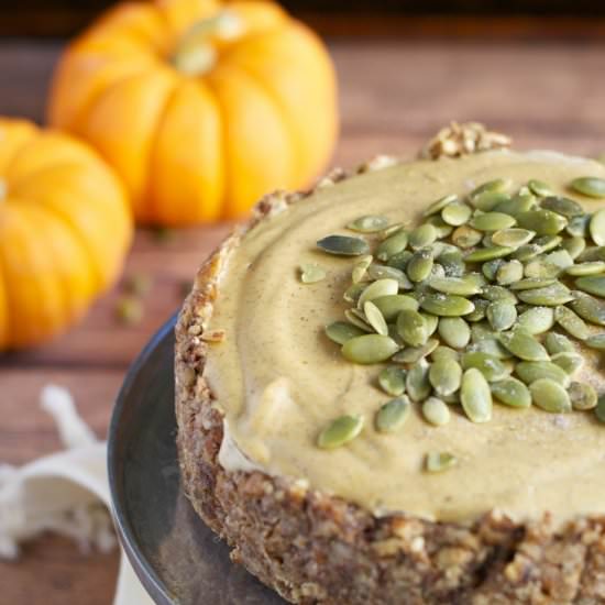 Vegan Pumpkin Cheesecake