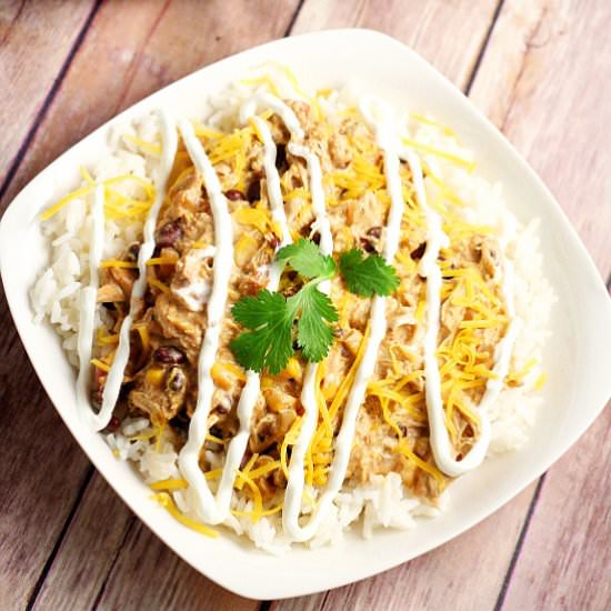 Crockpot Southwest Chicken Chili