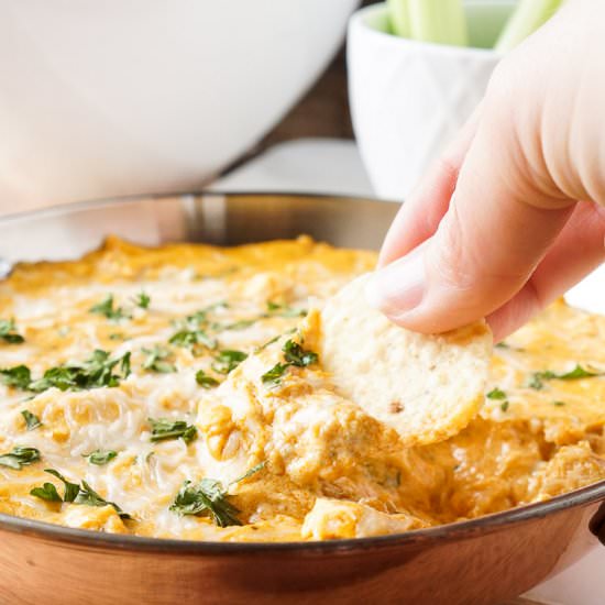 Baked Buffalo Chicken Dip