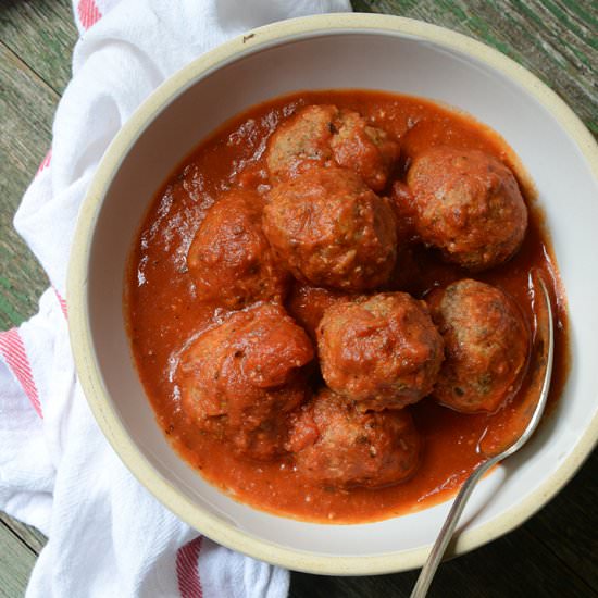Weeknight Italian-Style Meatballs