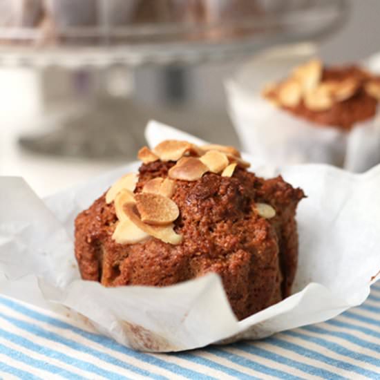 Swede, Almond and Ginger Muffins