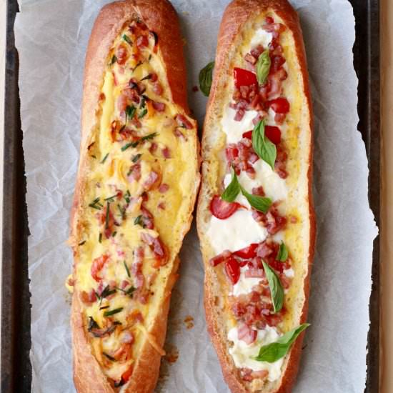 Baked Egg Boats