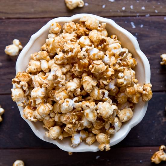 Bourbon & Salted Caramel Popcorn