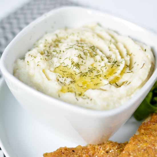 Garlic Mashed Caulitoes