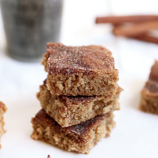 Brown Butter Snickerdoodle Blondies