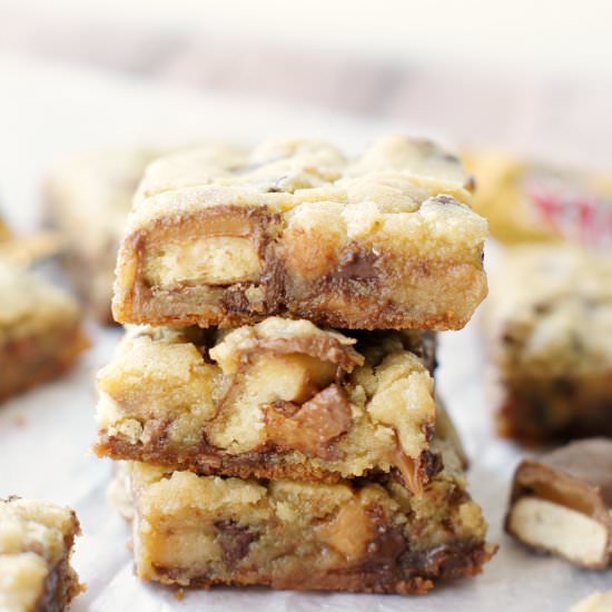 Twix Blondies
