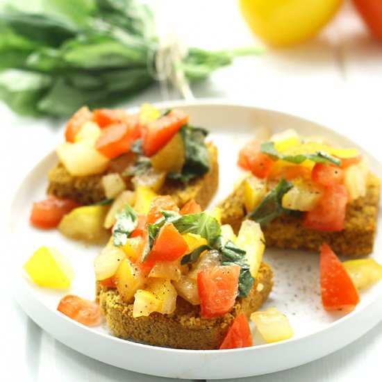 Cornbread Bruschetta