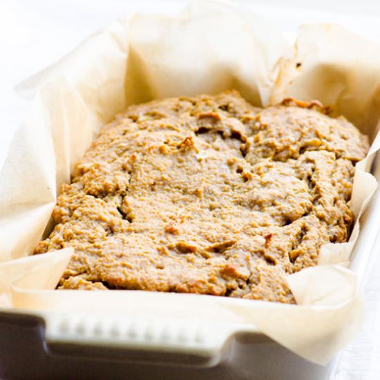 PB Banana Coconut Flour Bread