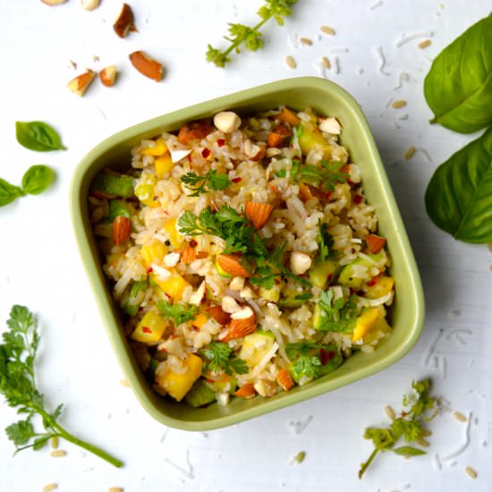 Coconut Zucchini Fried Rice