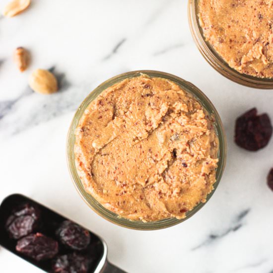 Cranberry Vanilla Peanut Butter