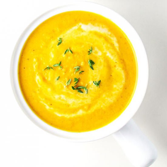 Coconut Curry Butternut Squash Soup