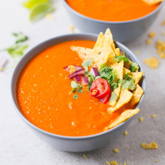 Mexican-Style Tomato Soup