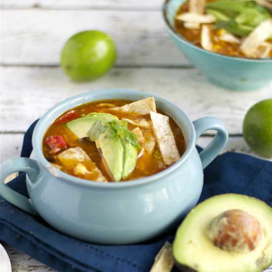 Crock-Pot Chicken Tortilla Soup