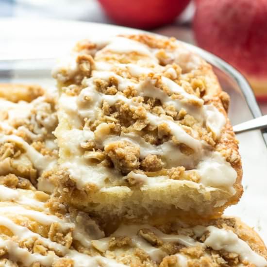 Maple Apple Crisp Cinnamon Buns