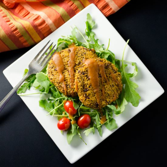 Pumpkin Quinoa Veggie Burgers