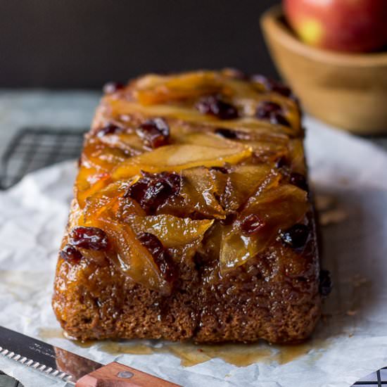 Caramelized Apple Cranberry Bread