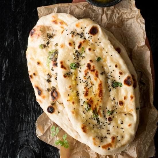 Instant Naan (Without Yeast)