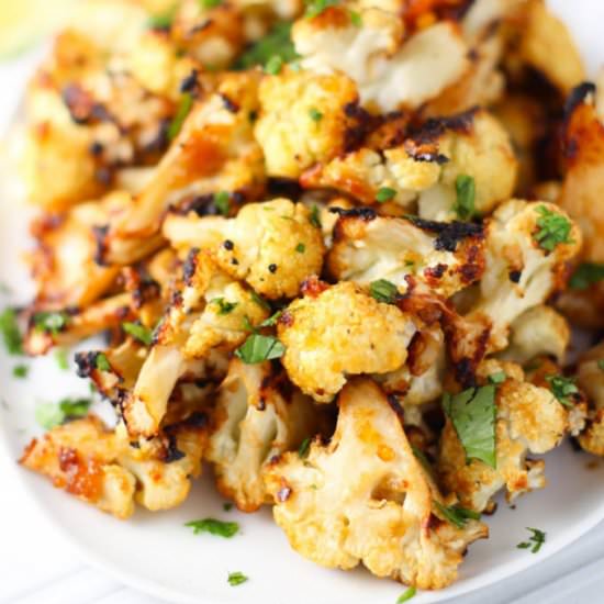 Miso Roasted Cauliflower