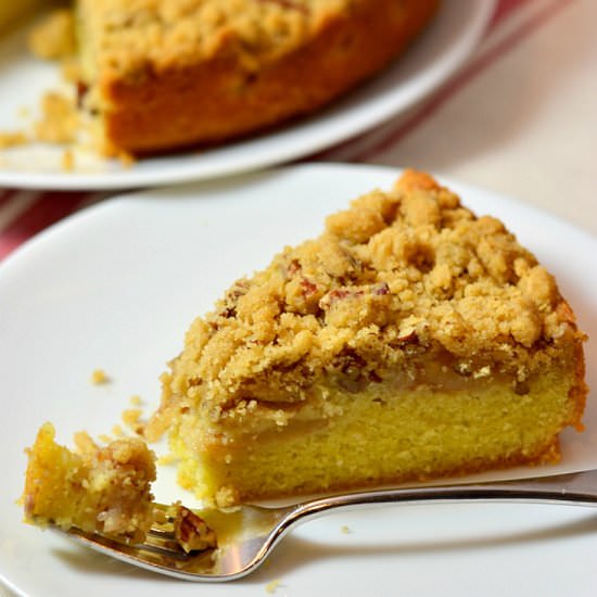 Pear Streusel Kuchen