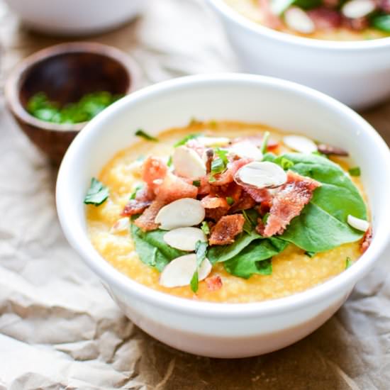 Pumpkin Polenta Cups